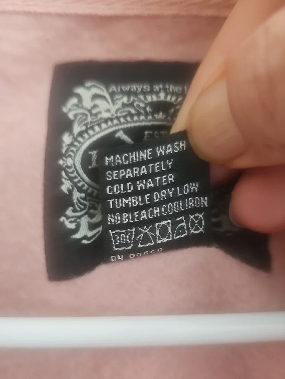 Lake Girl Pink Zip-Up Hoodie Sweatshirt - Picture 3 of 5